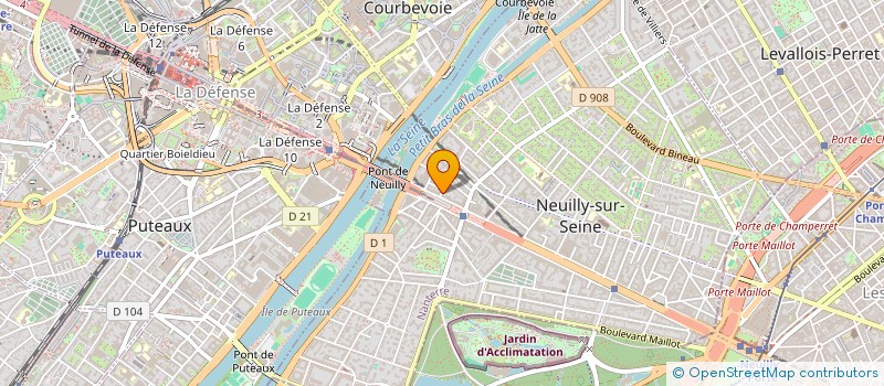 localisation de l'entreprise OPTIMAL H3O à NEUILLY-SUR-SEINE