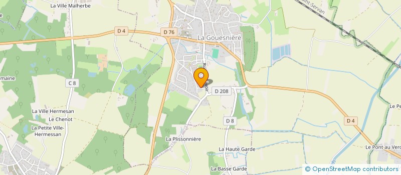 localisation de l'entreprise OPTIMALAIN  LA GOUESNIERE