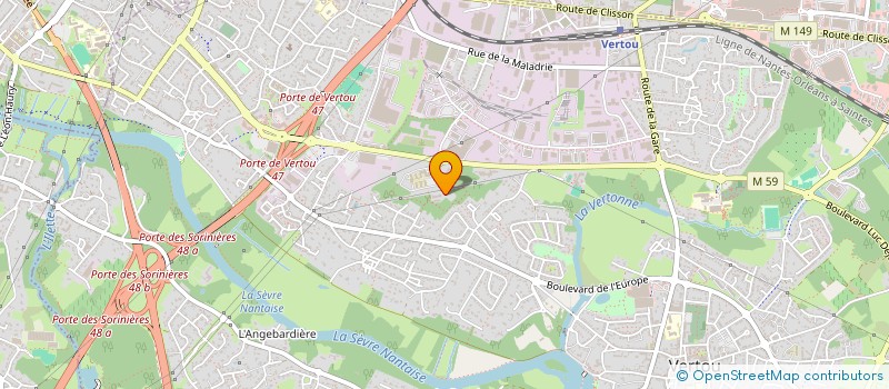 localisation de l'entreprise OPTIMALE  VERTOU