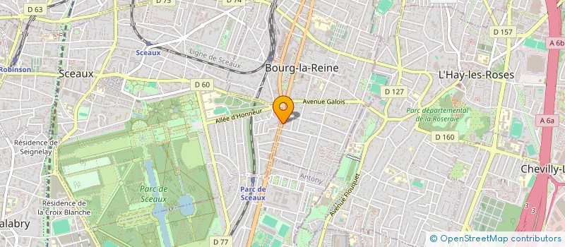 localisation de l'entreprise OPTIMALE COIFFURE à BOURG-LA-REINE