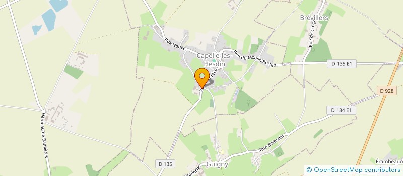 localisation de l'entreprise OPTIMALLOYS  CAPELLE-LES-HESDIN