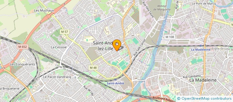 localisation de l'entreprise OPTIMAN SARL à SAINT-ANDRE-LEZ-LILLE