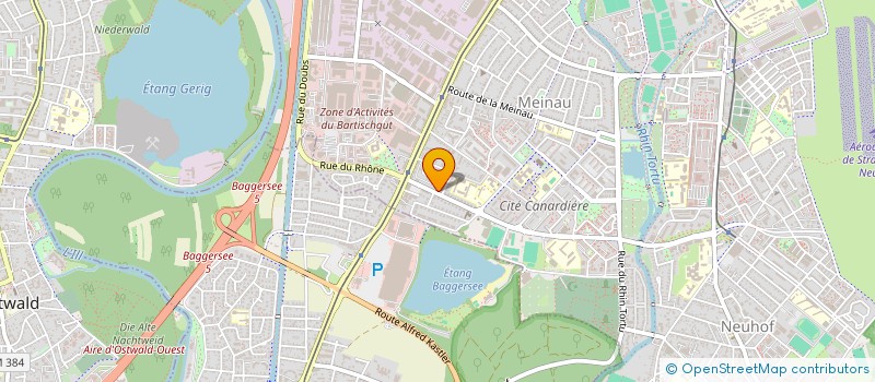 localisation de l'entreprise OPTIMASSURE à STRASBOURG