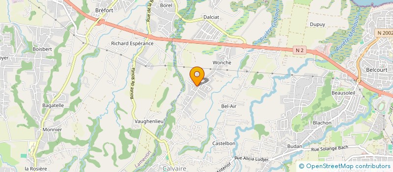 localisation de l'entreprise OPTIMASWEN  BAIE MAHAULT