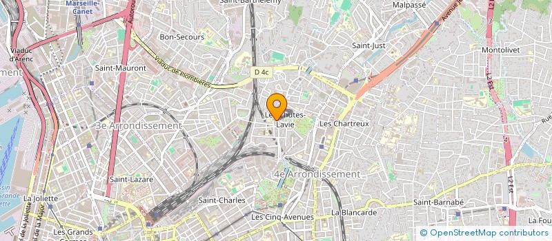 localisation de l'entreprise OPTIMASYS à MARSEILLE