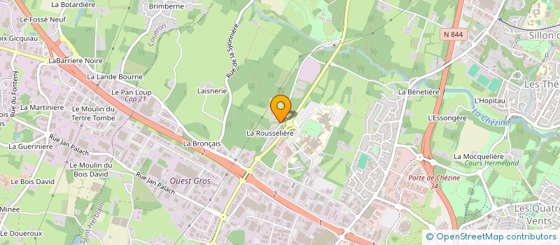 localisation de l'entreprise OPTIMATE CONSULTING à SAINT-HERBLAIN