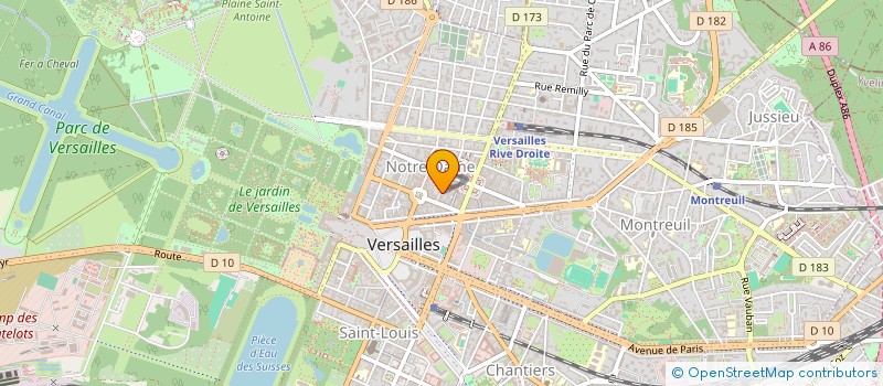 localisation de l'entreprise OPTIMATES à VERSAILLES