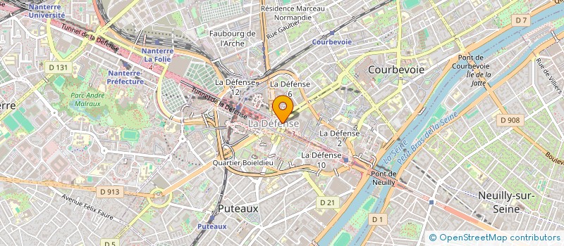 localisation de l'entreprise OPTIMATIC à COURBEVOIE