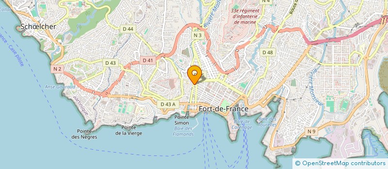 localisation de l'entreprise OPTIMAX à FORT-DE-FRANCE
