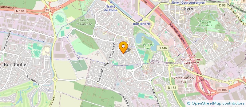 localisation de l'entreprise OPTIMAX CONSULTANTS à EVRY-COURCOURONNES