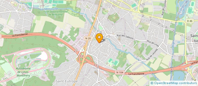 localisation de l'entreprise OPTIME CONSULTING  LINAS