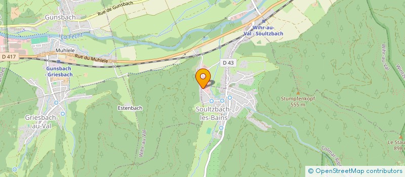 localisation de l'entreprise OPTIME INGENIERIE  SOULTZBACH-LES-BAINS