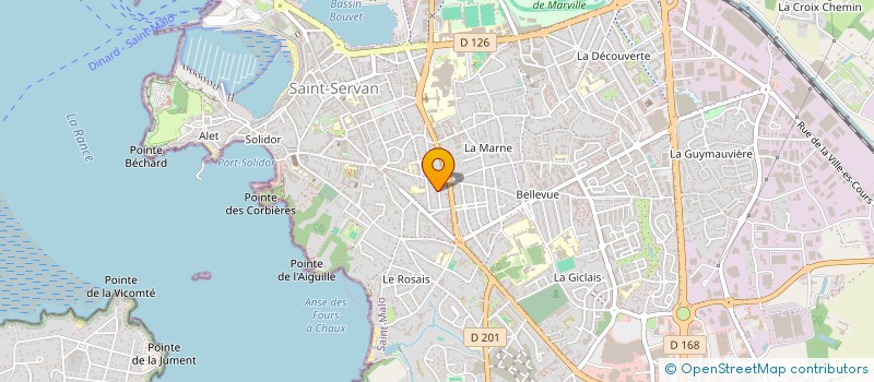 localisation de l'entreprise OPTIMEA CONSEIL  SAINT-MALO