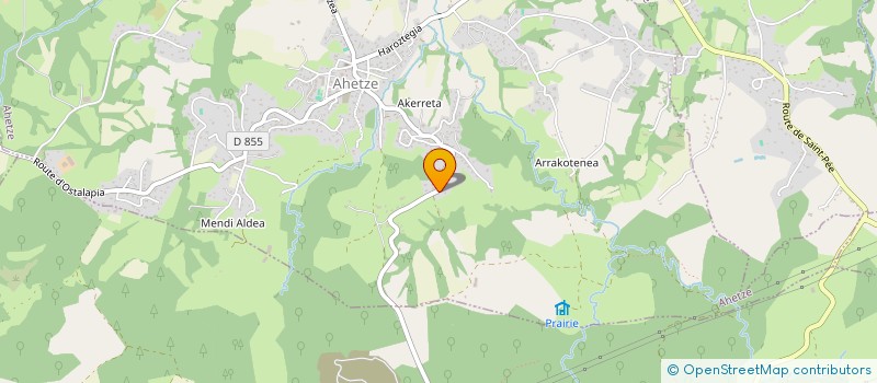 localisation de l'entreprise OPTIMEO à AHETZE