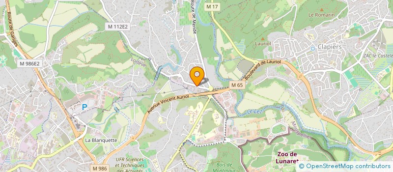 localisation de l'entreprise OPTIMEO  MONTFERRIER-SUR-LEZ