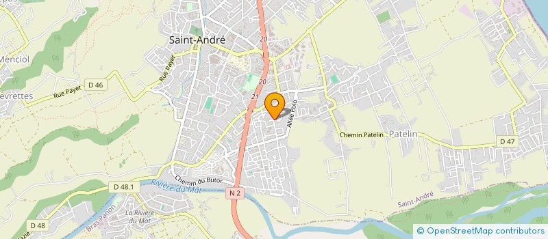 localisation de l'entreprise OPTIMEO CONSULTING à SAINT-ANDRE