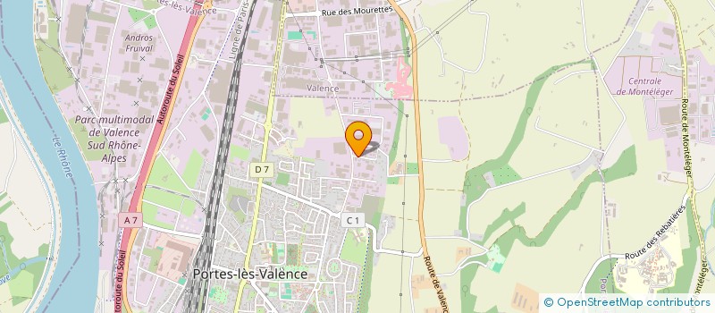 localisation de l'entreprise OPTIMESS à PORTES-LES-VALENCE