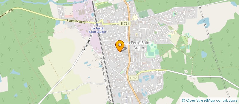 localisation de l'entreprise OPTIMIA ENVIRONNEMENT à LA FERTE-SAINT-AUBIN