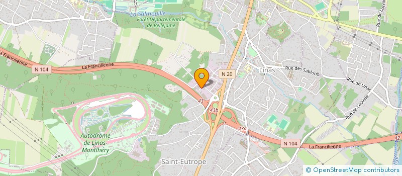 localisation de l'entreprise OPTIMIAL PARTICIPATIONS à LINAS