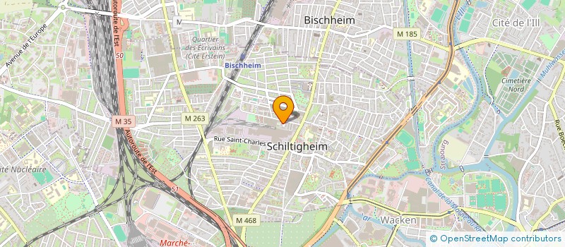 localisation de l'entreprise OPTIMIND INGENIERIE à SCHILTIGHEIM