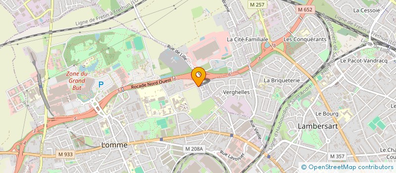 localisation de l'entreprise OPTIMINVEST à LILLE