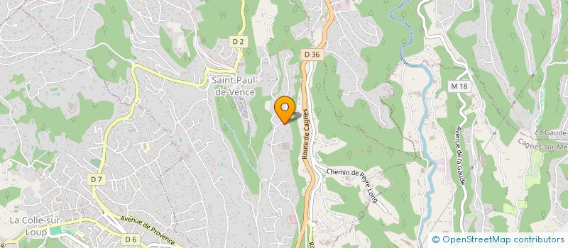 localisation de l'entreprise OPTIMIS CONSEIL à SAINT-PAUL-DE-VENCE
