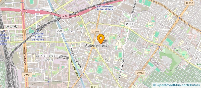 localisation de l'entreprise OPTIMIS COURTAGE à AUBERVILLIERS