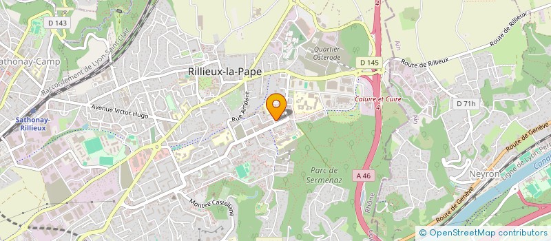 localisation de l'entreprise OPTIMIS ENERGIE 69 à RILLIEUX-LA-PAPE