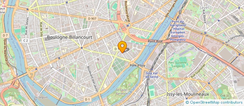 localisation de l'entreprise OPTIMISATION BATIMENT INFORMAT SYNTHESE à BOULOGNE-BILLANCOURT