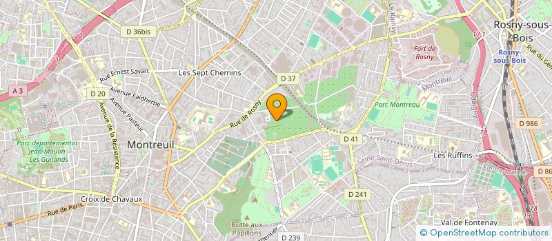 localisation de l'entreprise OPTIMISATION DE MAISON A OSSATURE BOIS à MONTREUIL