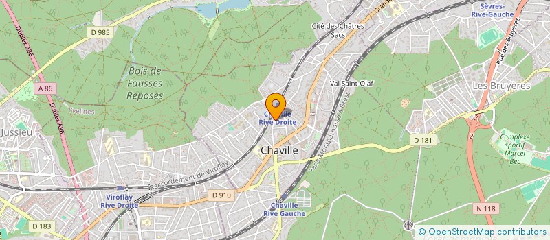localisation de l'entreprise OPTIMISATION DES BATIMENTS ET IMMOBILIER à CHAVILLE