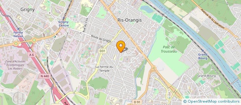 localisation de l'entreprise OPTIMISATION DU PATRIMOINE PERSONNEL  RIS-ORANGIS