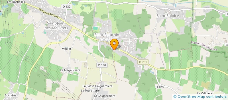 localisation de l'entreprise OPTIMISATION ENVIRONNEMENT INITIAT LOCAL à GENNES-VAL-DE-LOIRE