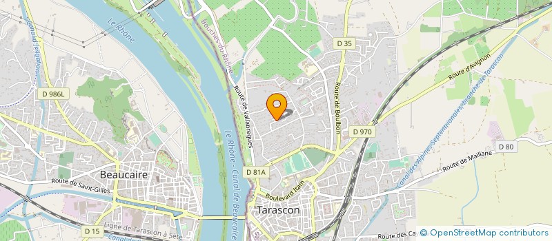 localisation de l'entreprise OPTIMISATION PROJET ET PROMOTION IMMOBILIERE  BOULBON