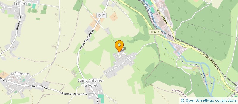 localisation de l'entreprise OPTIMISC  SAINT-ANTOINE-LA-FORET