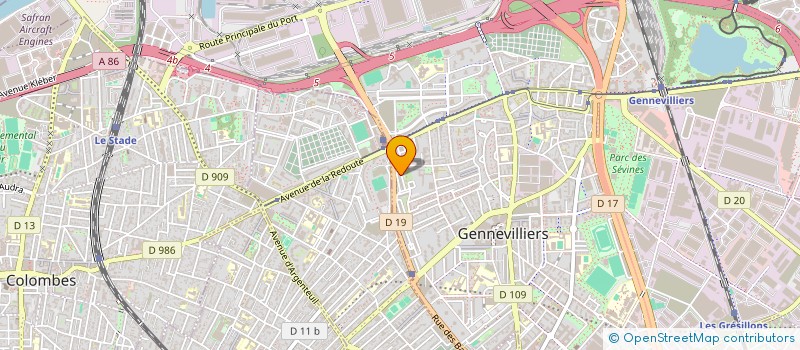 localisation de l'entreprise OPTIMISE à GENNEVILLIERS