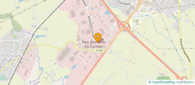 localisation de l'entreprise OPTIMISO à CHOLET