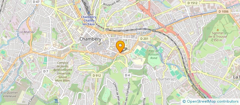 localisation de l'entreprise OPTIMISTIK à CHAMBERY