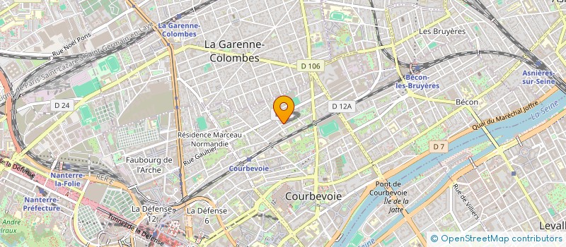 localisation de l'entreprise OPTIMITECH à COURBEVOIE