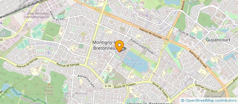 localisation de l'entreprise OPTIMIX DESIGN  MONTIGNY-LE-BRETONNEUX