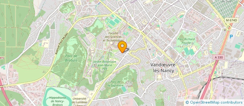 localisation de l'entreprise OPTIMIZ  VANDUVRE-LES-NANCY