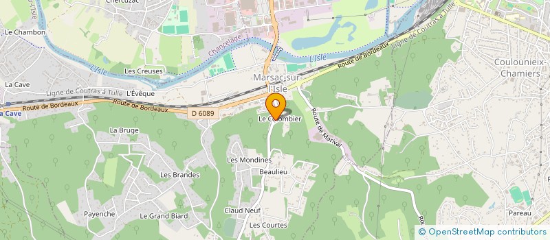 localisation de l'entreprise OPTIMIZ' CONSEILS  MARSAC-SUR-L'ISLE