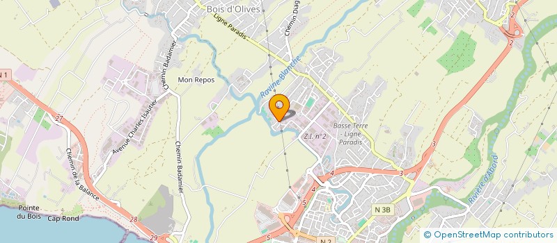 localisation de l'entreprise OPTIMIZ PERF à SAINT-PIERRE