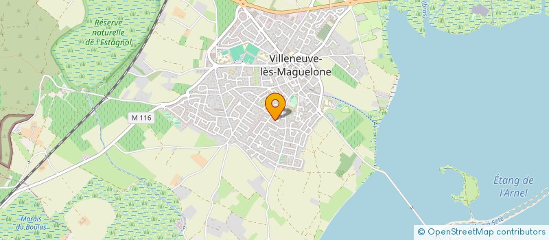 localisation de l'entreprise OPTIMIZ'UP  VILLENEUVE-LES-MAGUELONE