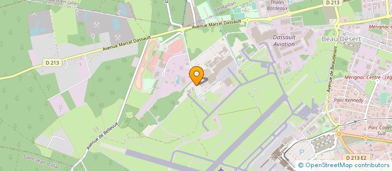 localisation de l'entreprise OPTIMIZE INGENIERIE à MERIGNAC