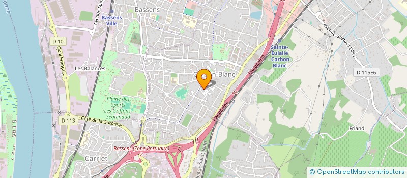 localisation de l'entreprise OPTIMIZUS à CARBON-BLANC