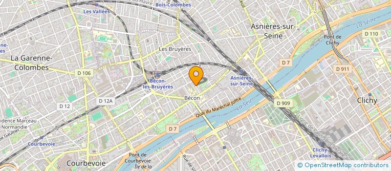 localisation de l'entreprise OPTIMLEASE à COURBEVOIE