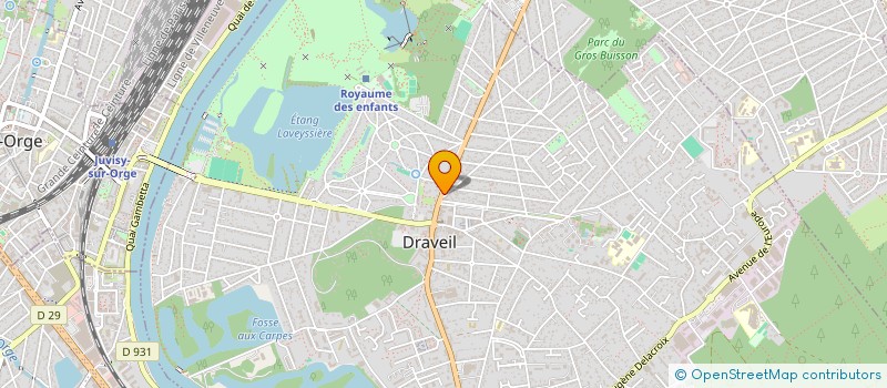 localisation de l'entreprise OPTIMMO à DRAVEIL