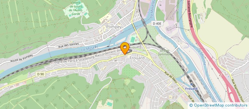 localisation de l'entreprise OPTIMMO 54  FROUARD