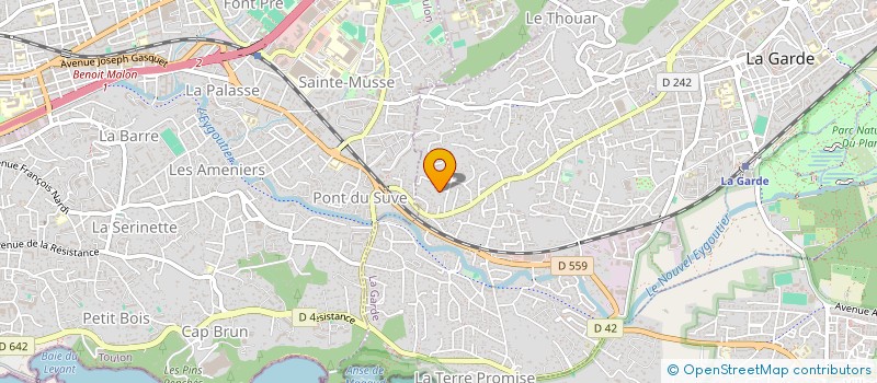 localisation de l'entreprise OPTIMMO  LA GARDE